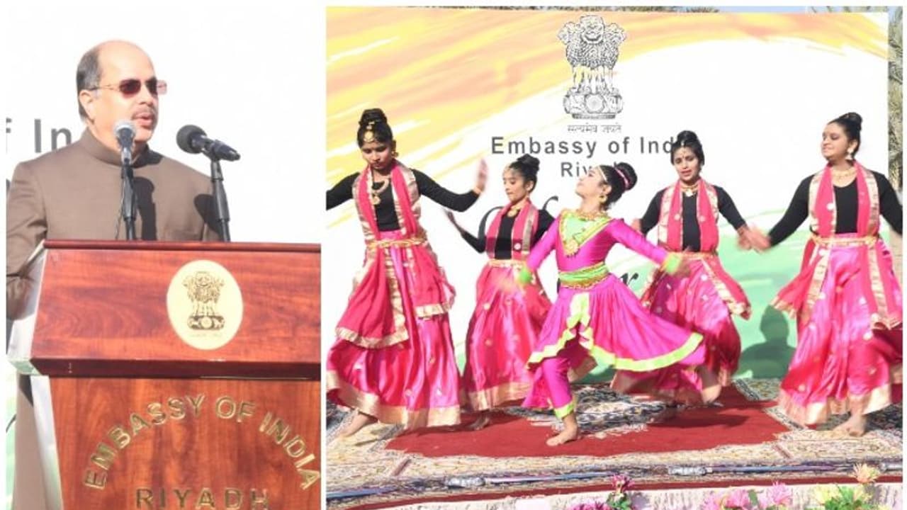 റിയാദിലെ ഇന്ത്യൻ എംബസിയില് റിപ്പബ്ലിക് ദിനം ആഘോഷിച്ചു റിയാദിലെ ഇന്ത്യൻ എംബസിയില് റിപ്പബ്ലിക് ദിനം ആഘോഷിച്ചു