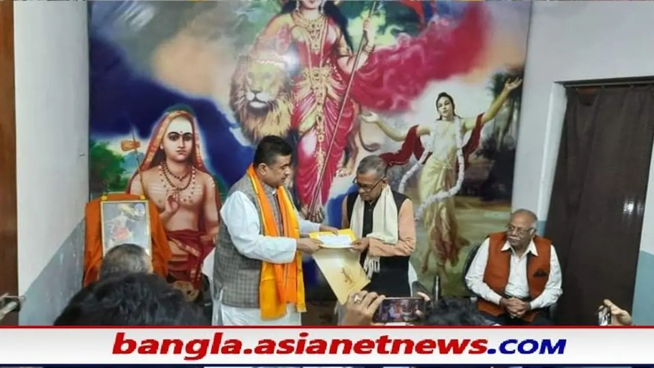 রাম মন্দির আন্দোলনে যুক্ত হলেন শুভেন্দু, লক্ষাধিক টাকার অনুদান তুলে দিলেন VHP র হাতে