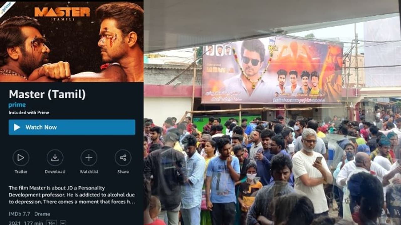 ഒരേ സമയം തിയറ്ററിലും പ്രൈമിലും; 'മാസ്റ്റര്' ഇതുവരെ നേടിയ കളക്ഷന് ഒരേ സമയം തിയറ്ററിലും പ്രൈമിലും; 'മാസ്റ്റര്' ഇതുവരെ നേടിയ കളക്ഷന്