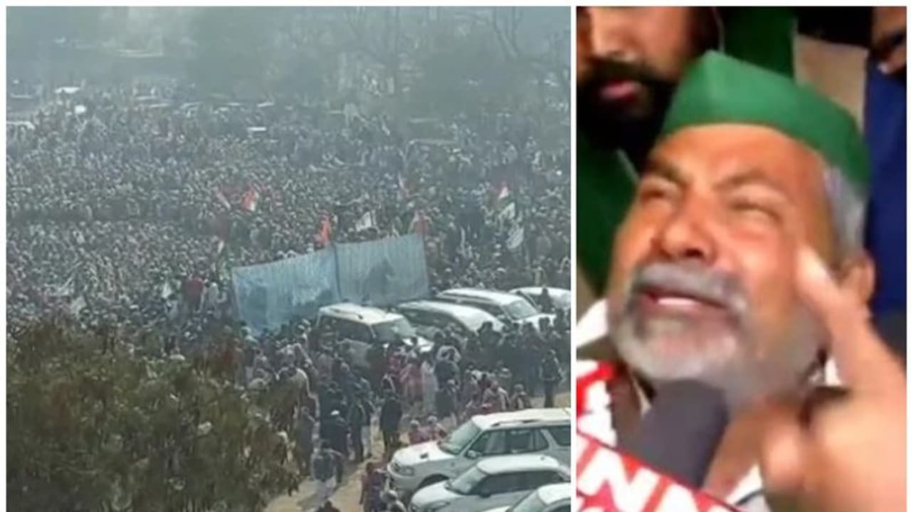 ഗാസിപൂരിൽ പൊലീസ് നടപടി തിരിച്ചടിച്ചോ? ടിക്കായത്തിന്‍റെ 'കണ്ണീരിൽ' ഒഴുകിയത് ആയിരങ്ങൾ