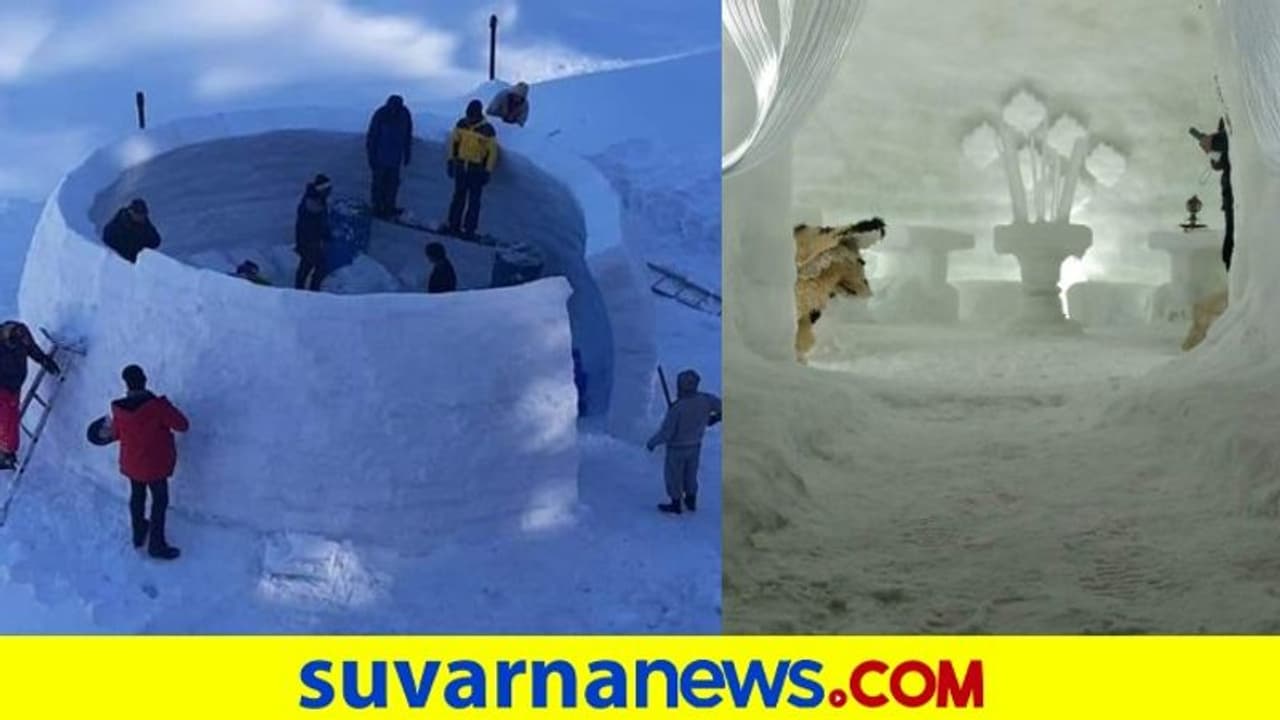 ಜಮ್ಮು ಕಾಶ್ಮೀರದಲ್ಲಿ ದೇಶದ ಮೊದಲ ಮಂಜಿನ ಕೆಫೆ ಆರಂಭ!