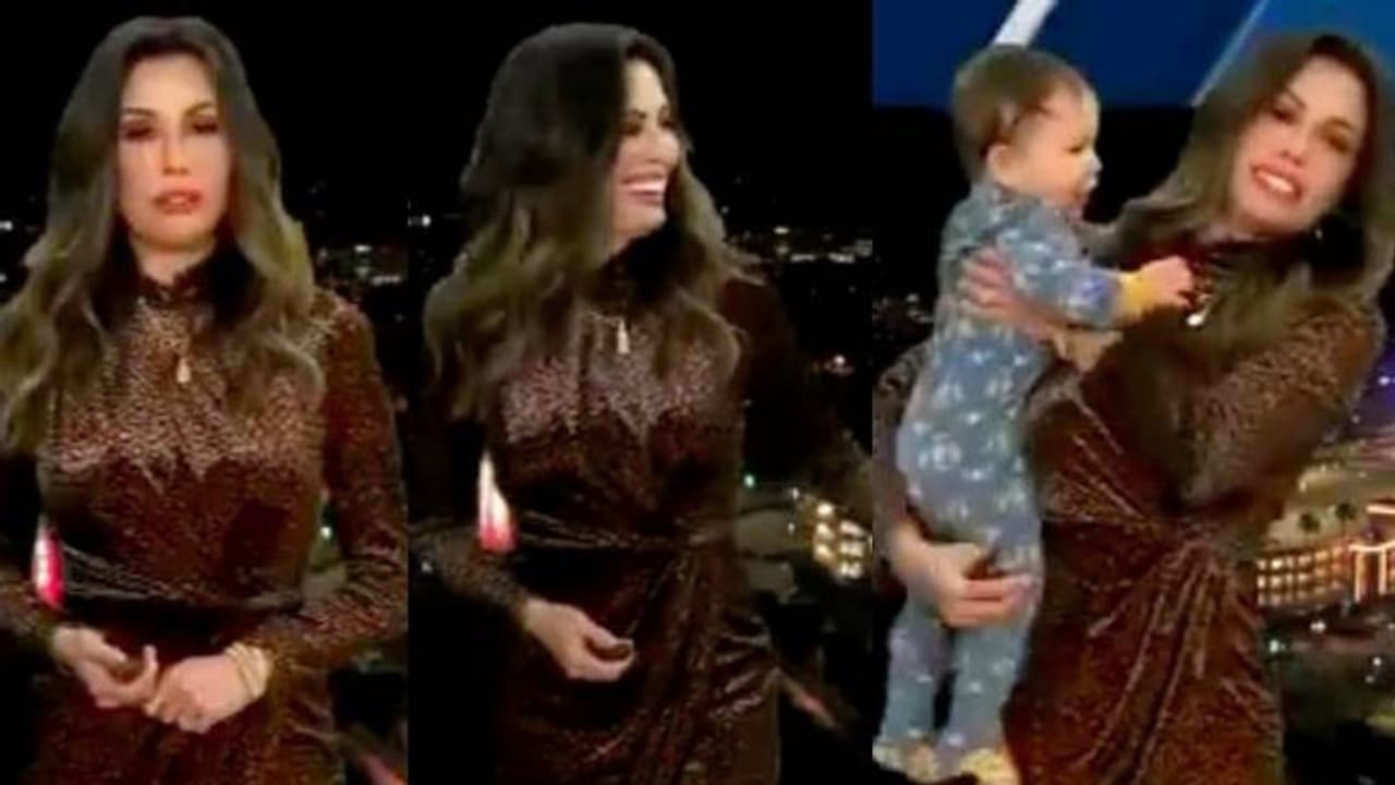 ലൈവ് റിപ്പോട്ടിങിനിടെ കുറുമ്പുമായി സ്വന്തം കുഞ്ഞെത്തിയാൽ എന്തുചെയ്യും? വൈറലായി വീഡിയോ