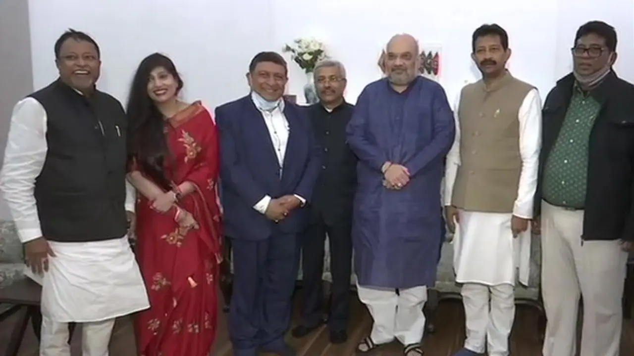 TMC के बागी नेता राजीब बनर्जी BJP में हुए शामिल, दिल्ली में अमित शाह से की मुलाकात