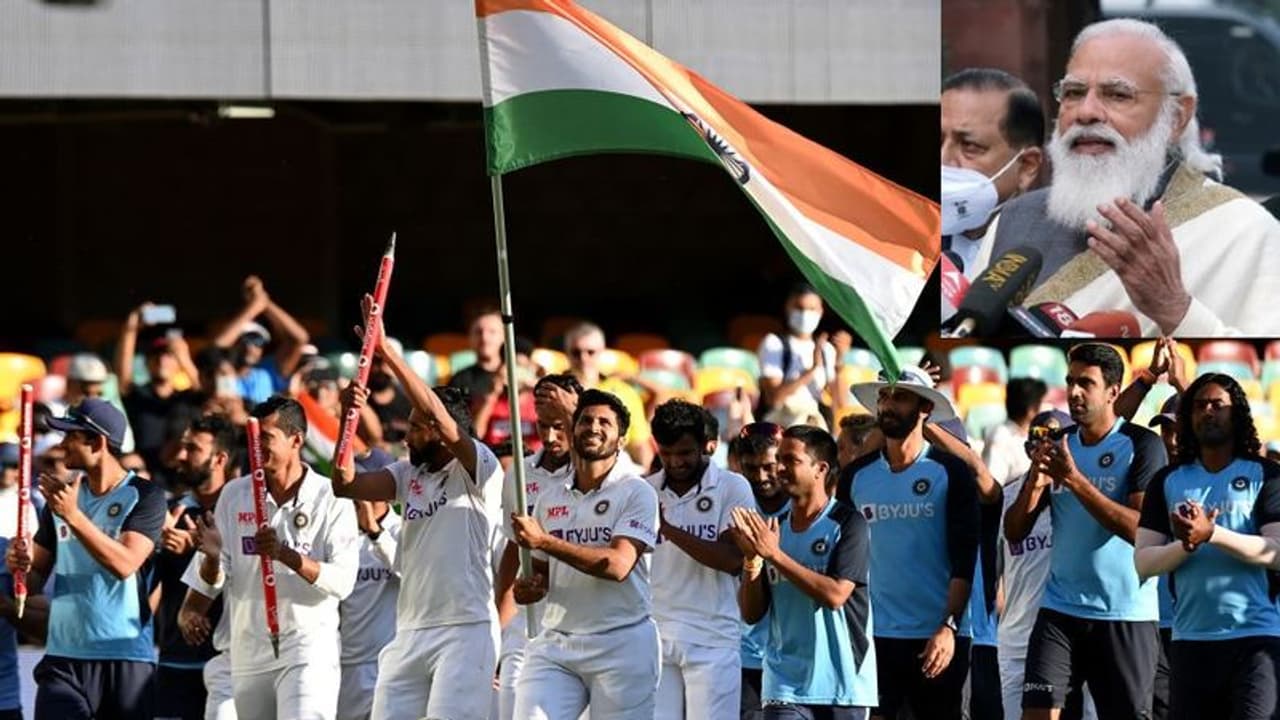ഓസട്രേലിയക്കെതിരായ ഇന്ത്യയുടെ പരമ്പര നേട്ടത്തെ പ്രകീര്‍ത്തിച്ച് പ്രധാനമന്ത്രി