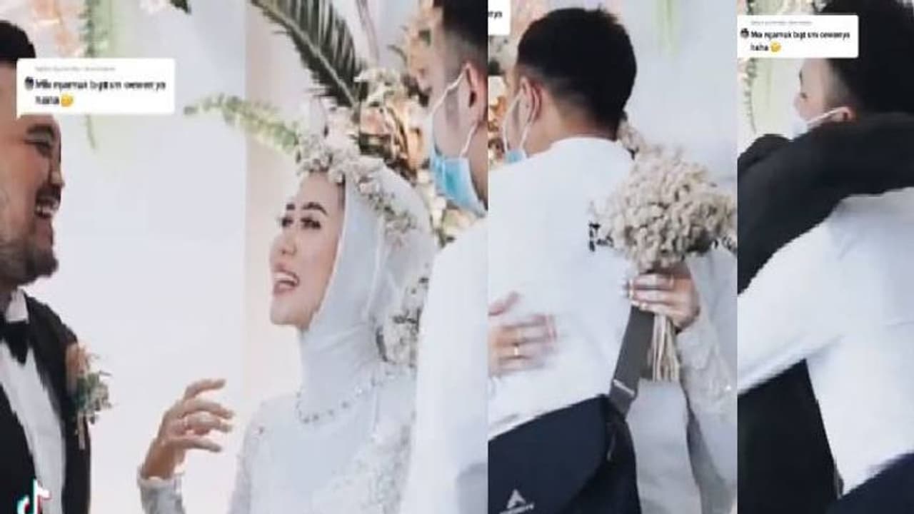 വിവാഹത്തിനെത്തിയ മുൻകാമുകനെ ആലിംഗനം ചെയ്ത് സ്വീകരിച്ച് വധു; കയ്യടിച്ച് സോഷ്യല് മീഡിയ! വിവാഹത്തിനെത്തിയ മുൻകാമുകനെ ആലിംഗനം ചെയ്ത് സ്വീകരിച്ച് വധു; കയ്യടിച്ച് സോഷ്യല് മീഡിയ!