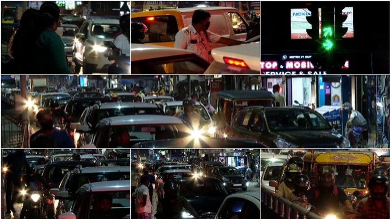 മേൽപ്പാലം തുറന്ന് 23 ദിവസം കഴിഞ്ഞിട്ടും കുരുക്കഴിയാതെ വൈറ്റില; യാത്ര ദുഷ്കരമാക്കി സിഗ്നലിലെ പിഴവും മേൽപ്പാലം തുറന്ന് 23 ദിവസം കഴിഞ്ഞിട്ടും കുരുക്കഴിയാതെ വൈറ്റില; യാത്ര ദുഷ്കരമാക്കി സിഗ്നലിലെ പിഴവും