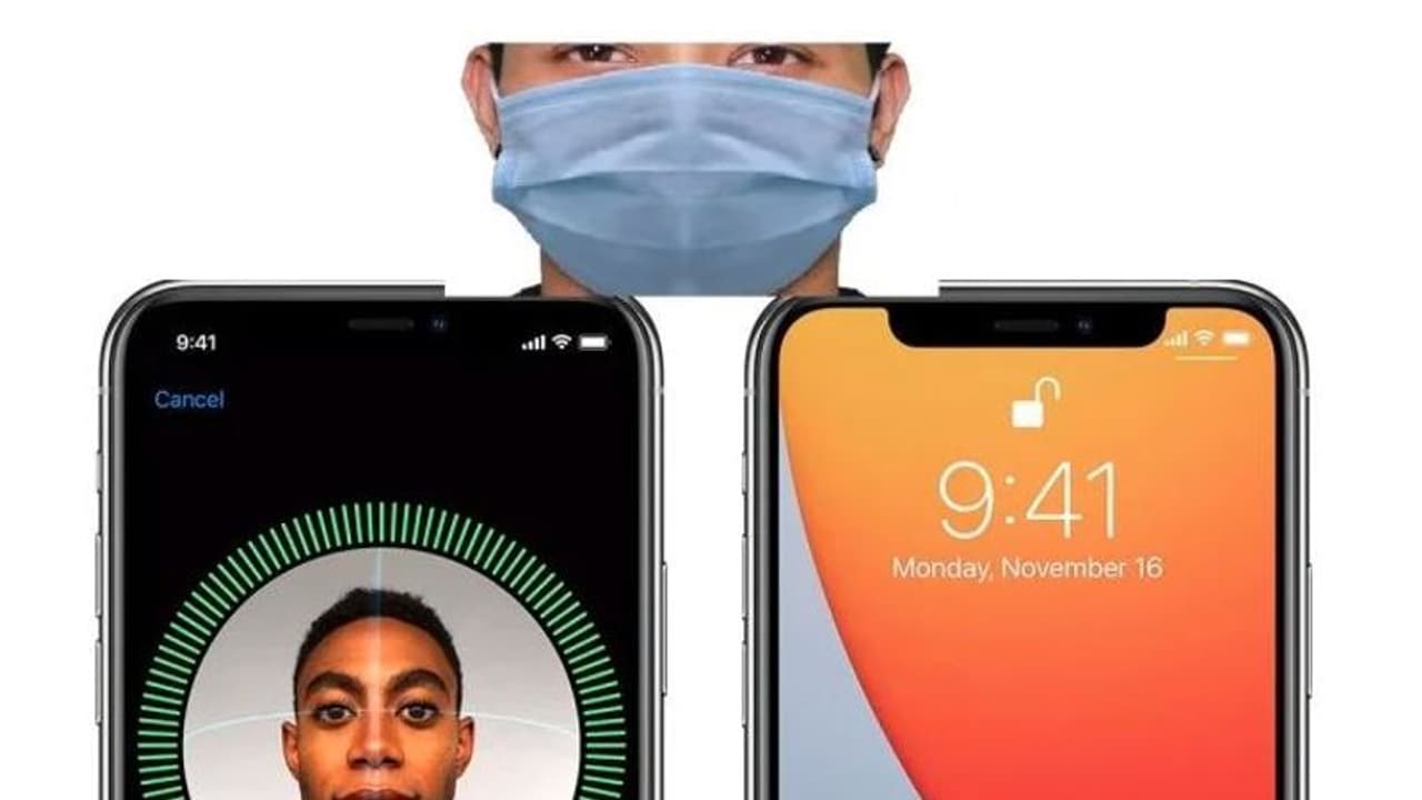 ఐఫోన్ యూసర్లకు గుడ్ న్యూస్.. మాస్క్ తో ఫేస్ అన్లాక్ కోసం సరికొత్త అప్ డేట్.. ఐఫోన్ యూసర్లకు గుడ్ న్యూస్.. మాస్క్ తో ఫేస్ అన్లాక్ కోసం సరికొత్త అప్ డేట్..