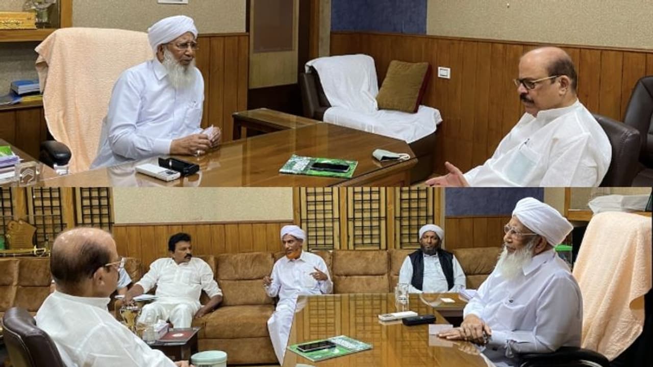 കേരളത്തിൻ്റെ ചുമതലയുള്ള എഐസിസി ജനറൽ സെക്രട്ടറി താരീഖ് അൻവർ കാന്തപുരവുമായി കൂടിക്കാഴ്ച നടത്തി കേരളത്തിൻ്റെ ചുമതലയുള്ള എഐസിസി ജനറൽ സെക്രട്ടറി താരീഖ് അൻവർ കാന്തപുരവുമായി കൂടിക്കാഴ്ച നടത്തി