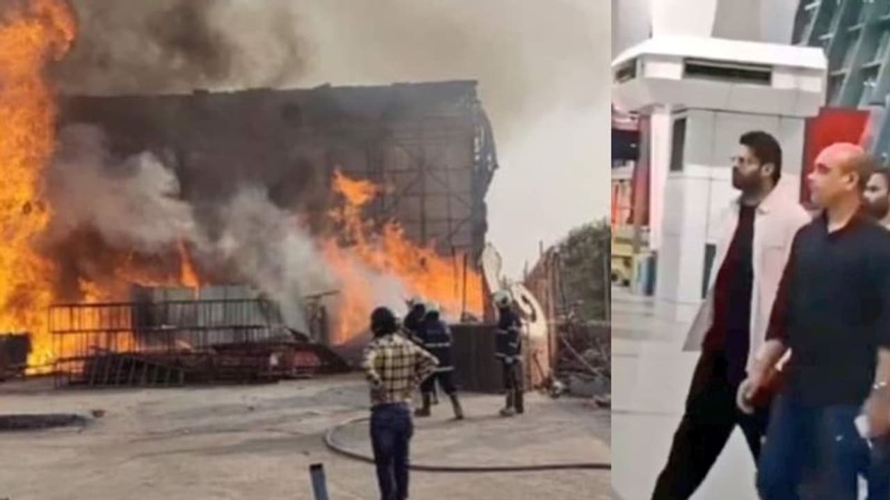 ప్రభాస్ `ఆదిపురుష్` షూటింగ్లో భారీ అగ్ని ప్రమాదం.. ప్రభాస్ `ఆదిపురుష్` షూటింగ్లో భారీ అగ్ని ప్రమాదం..