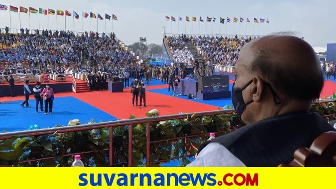 ಬೆಂಗಳೂರು ಏರ್ ಶೋ ಮೂಲಕ ಇಡೀ ವಿಶ್ವದೆದುರು ಭಾರತದ ಶಕ್ತಿ ಪ್ರದರ್ಶನ: ರಾಜನಾಥ್ ಸಿಂಗ್!