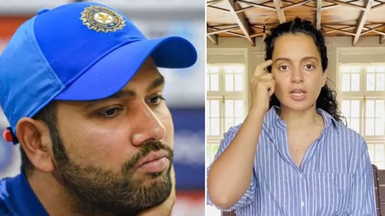 रिहाना के बाद अब किसान आंदोलन पर रोहित शर्मा को कंगना ने लगाई लताड़, 'धोबी के कुत्ते' से की तुलना रिहाना के बाद अब किसान आंदोलन पर रोहित शर्मा को कंगना ने लगाई लताड़, 'धोबी के कुत्ते' से की तुलना