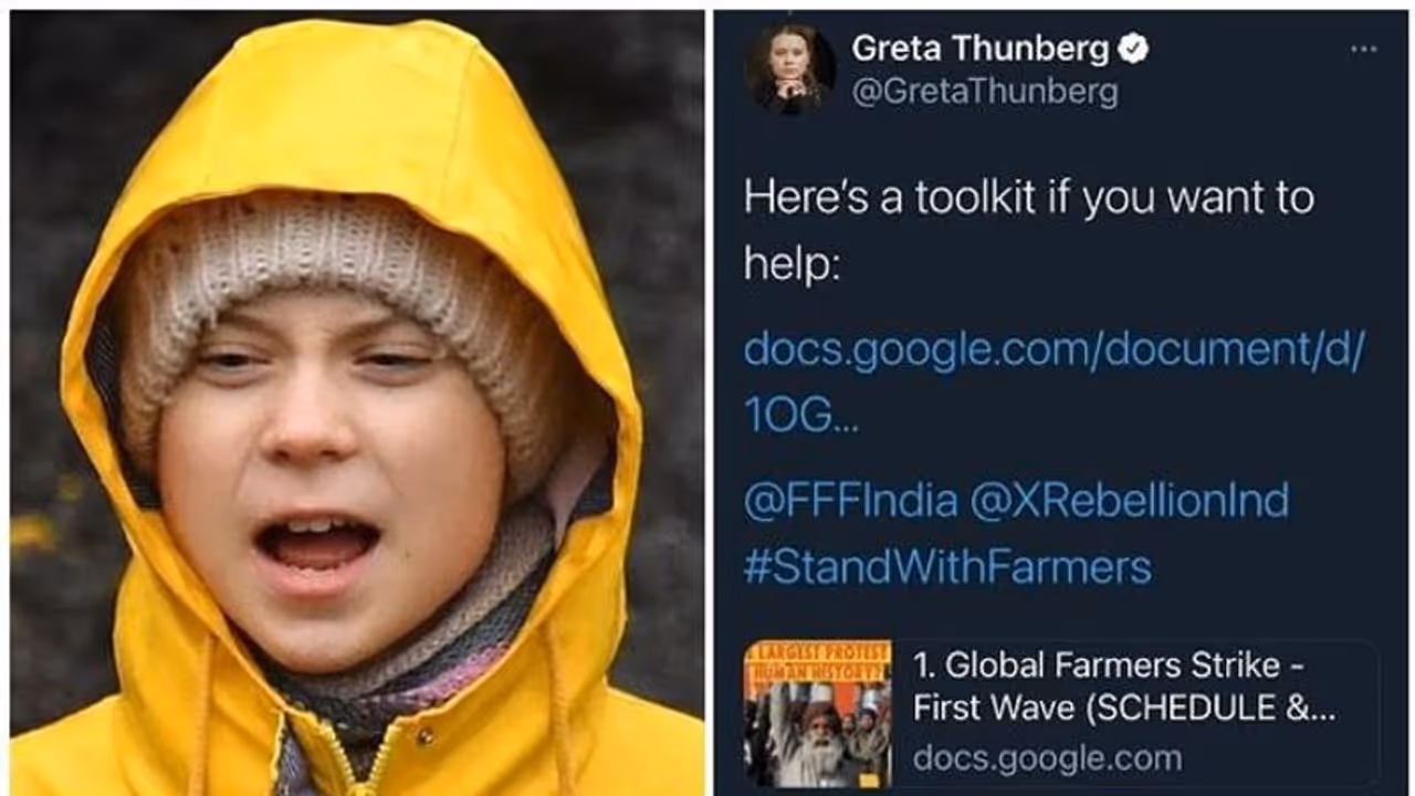 ഗ്രേറ്റ തൻബർഗിനെതിരെ ദില്ലി പൊലീസ് കേസ് രജിസ്റ്റർ ചെയ്തേക്കുമെന്ന് റിപ്പോർട്ട് ഗ്രേറ്റ തൻബർഗിനെതിരെ ദില്ലി പൊലീസ് കേസ് രജിസ്റ്റർ ചെയ്തേക്കുമെന്ന് റിപ്പോർട്ട്