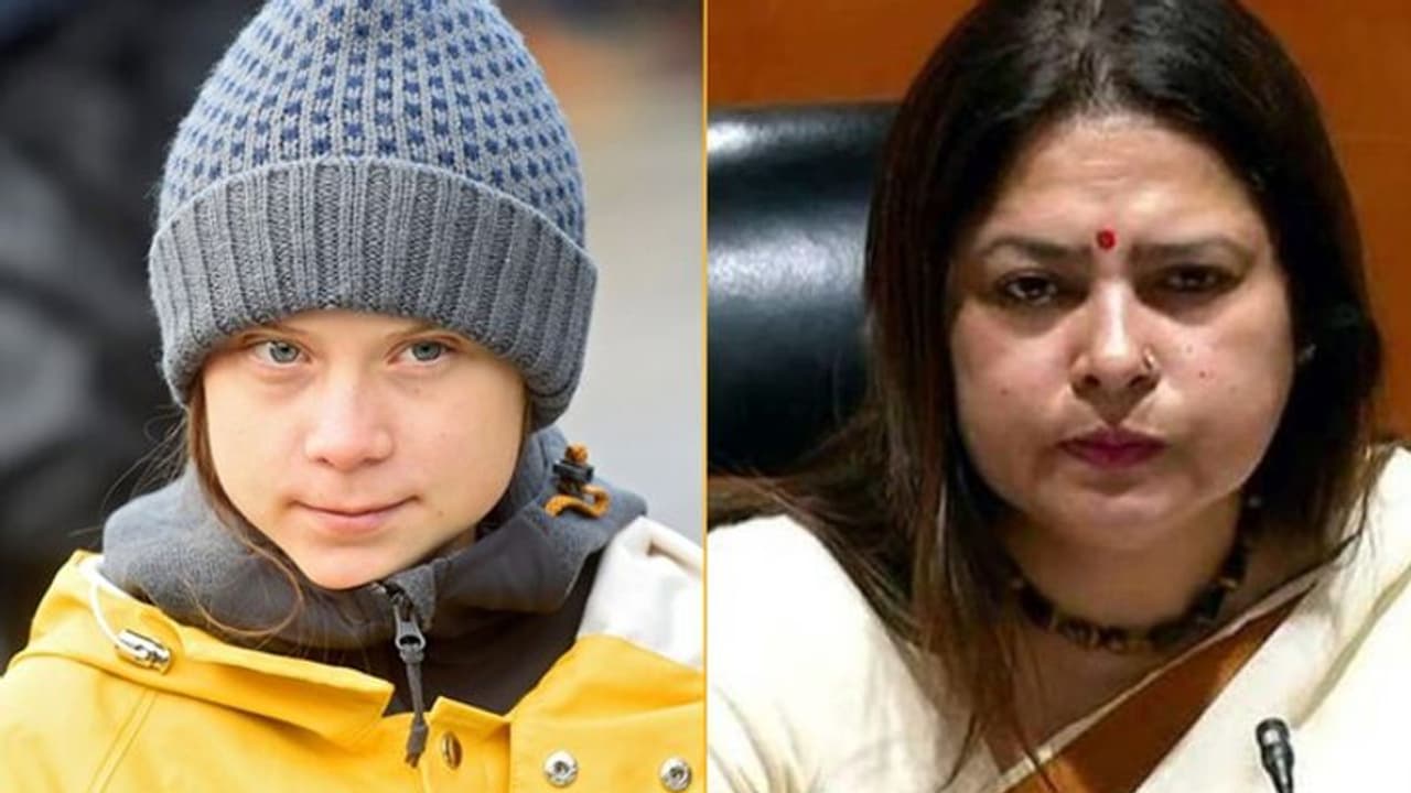 मीनाक्षी लेखी का तंज ग्रेटा को बाल पुरस्कार मिलना चाहिए, उनकी वजह से भारत विरोधी साजिशों का खुलासा हुआ मीनाक्षी लेखी का तंज ग्रेटा को बाल पुरस्कार मिलना चाहिए, उनकी वजह से भारत विरोधी साजिशों का खुलासा हुआ