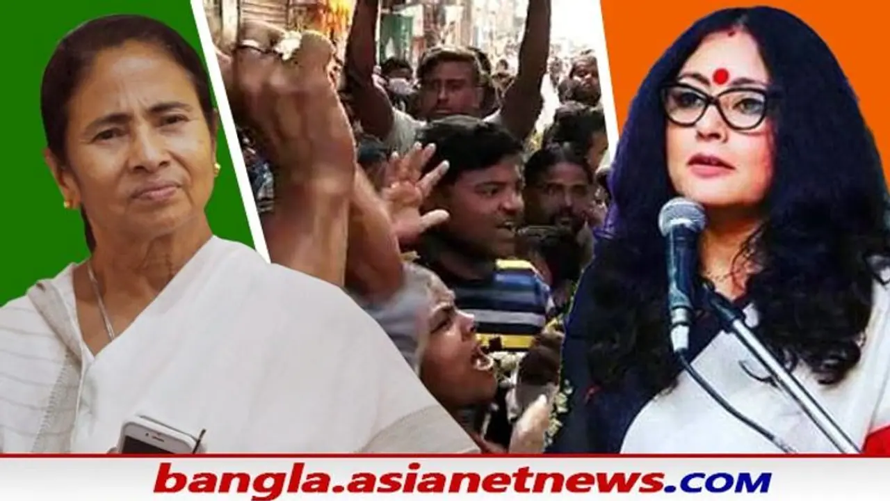 জোড়াবাগানে মৃতার বাড়িতে রাজ্যের মন্ত্রী, বাইরে মমতার পদত্যাগের দাবি জানালেন অগ্নিমিত্রা জোড়াবাগানে মৃতার বাড়িতে রাজ্যের মন্ত্রী, বাইরে মমতার পদত্যাগের দাবি জানালেন অগ্নিমিত্রা