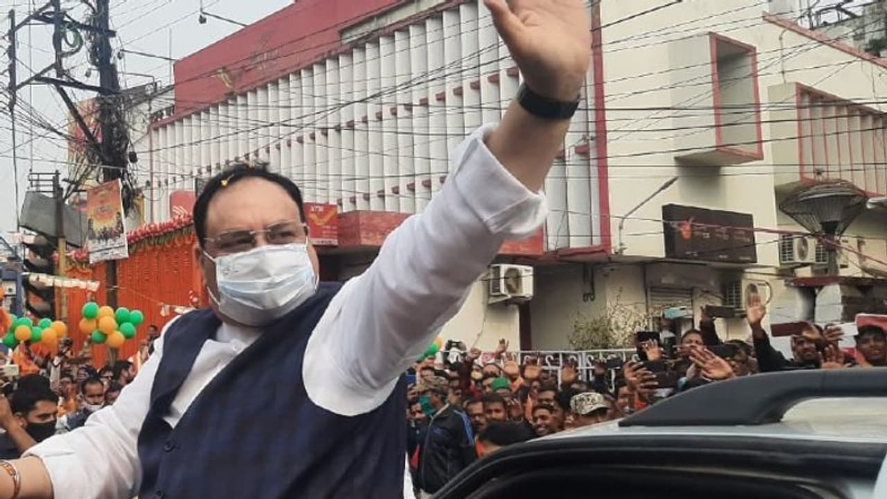 ಬಂಗಾಳದಲ್ಲಿ ಬಿಜೆಪಿ ಪರಿವರ್ತನ ಯಾತ್ರೆಗೆ ನಡ್ಡಾ ಚಾಲನೆ!