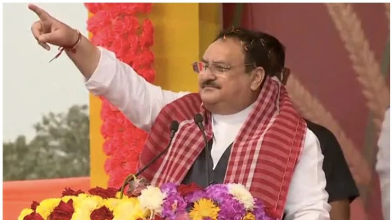 তারাপীঠে পুজো দিলেন জেপি নাড্ডা, বীরভূমে পরিবর্তন যাত্রার সূচনা করে তৃণমূলকে তোপ তারাপীঠে পুজো দিলেন জেপি নাড্ডা, বীরভূমে পরিবর্তন যাত্রার সূচনা করে তৃণমূলকে তোপ