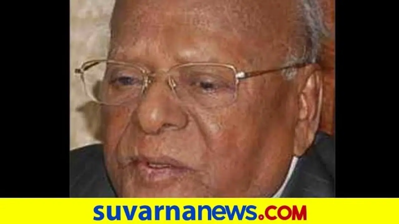 Jalappa Hospitalized ಕರ್ನಾಟಕದ ಹಿರಿಯ ರಾಜಕಾರಣಿ ಆಸ್ಪತ್ರೆಗೆ ದಾಖಲು, ಪರಿಸ್ಥಿತಿ ಗಂಭೀರ