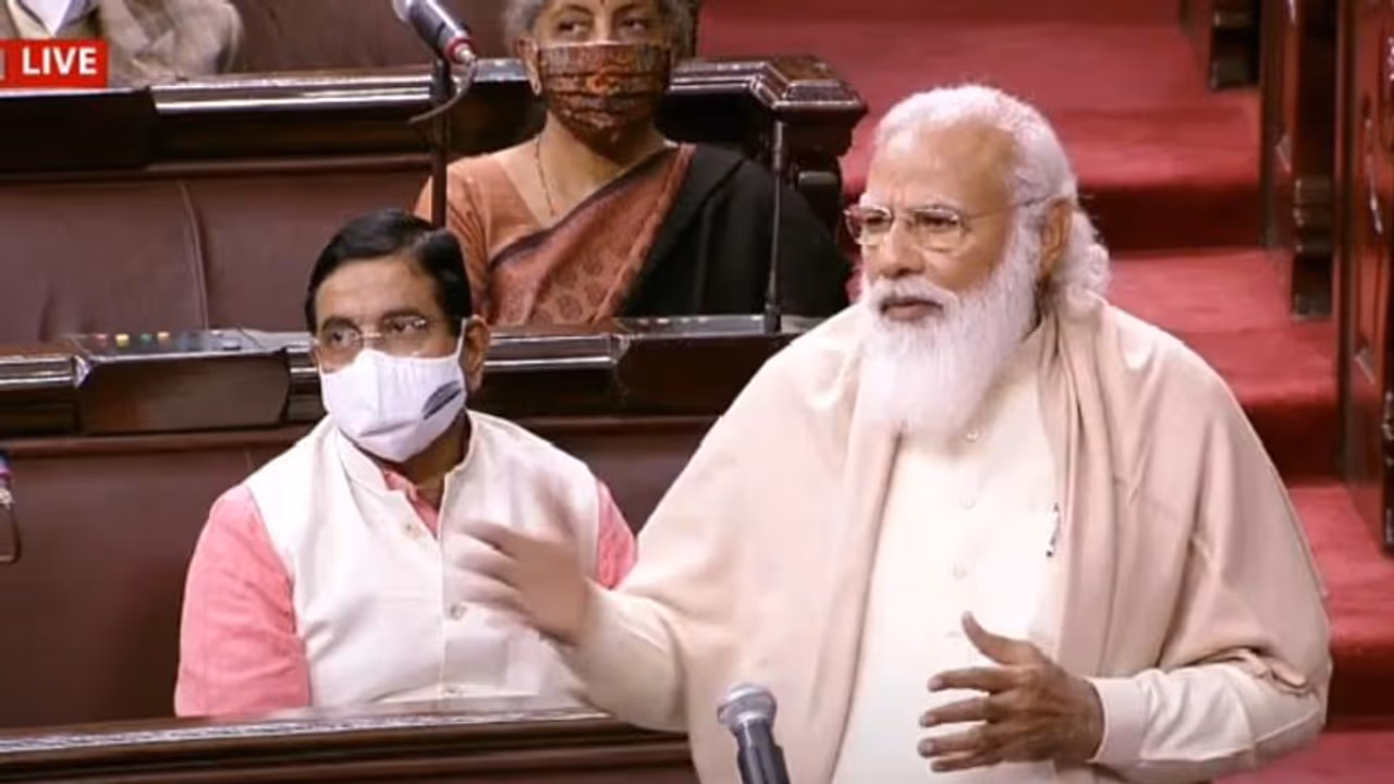 గులాం నబీ ఆజాద్‌కి వీడ్కోలు: కన్నీళ్లు పెట్టుకొన్న మోడీ