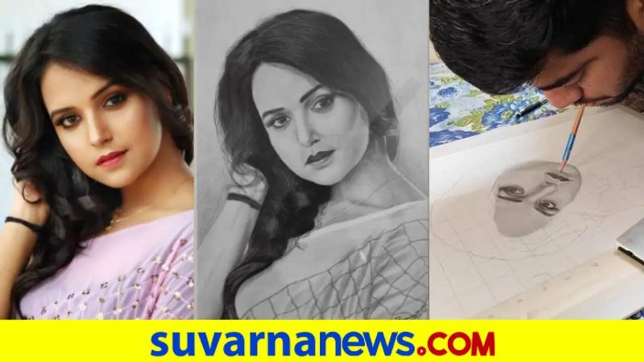 ಬಾಯಲ್ಲೇ ಗಟ್ಟಿಮೇಳದ ರೌಡಿ ಬೇಬಿ ಚಿತ್ರ ಬಿಡಿಸಿದ ಅಭಿಮಾನಿ