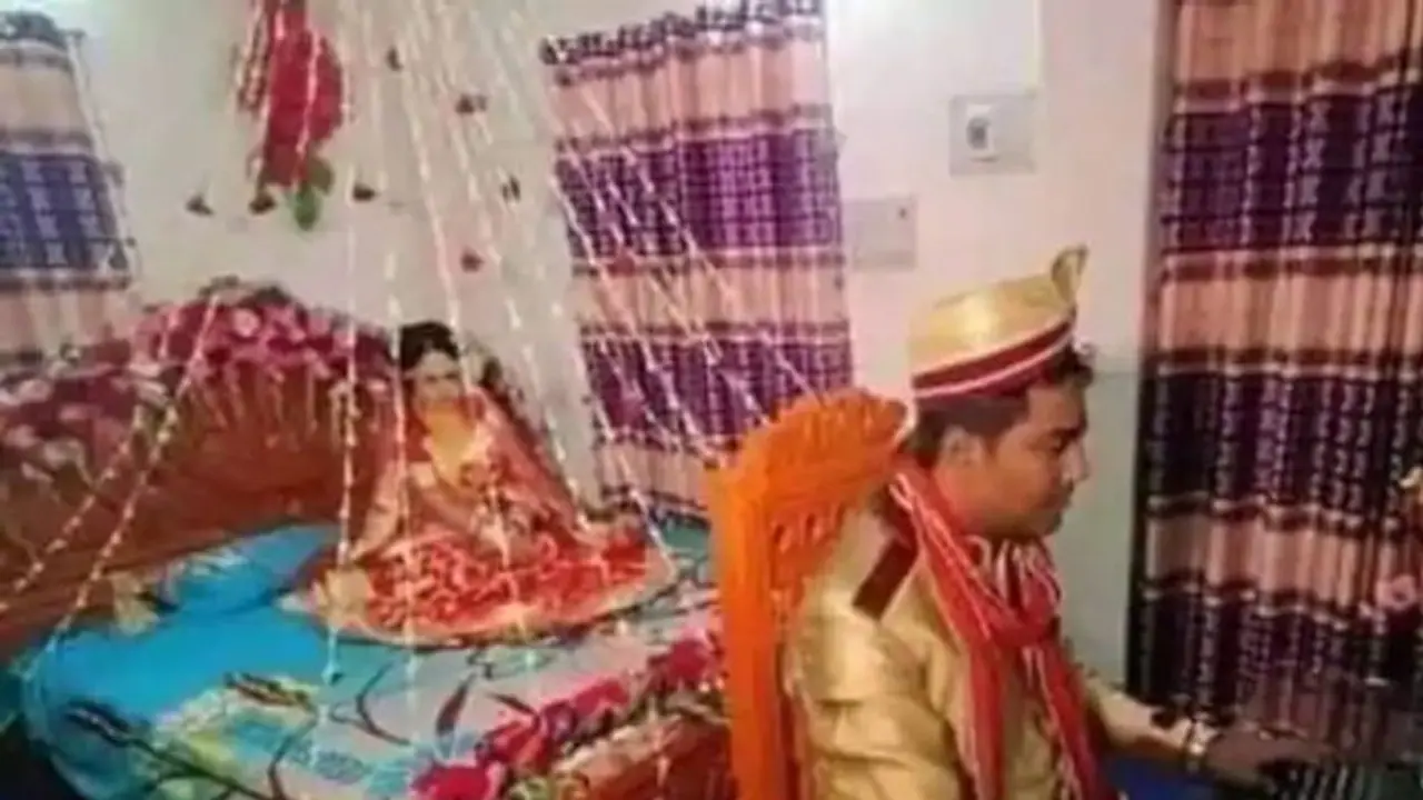 తొలిరాత్రి రోజు భార్యను బెడ్ పై వదిలేసి.. తొలిరాత్రి రోజు భార్యను బెడ్ పై వదిలేసి..