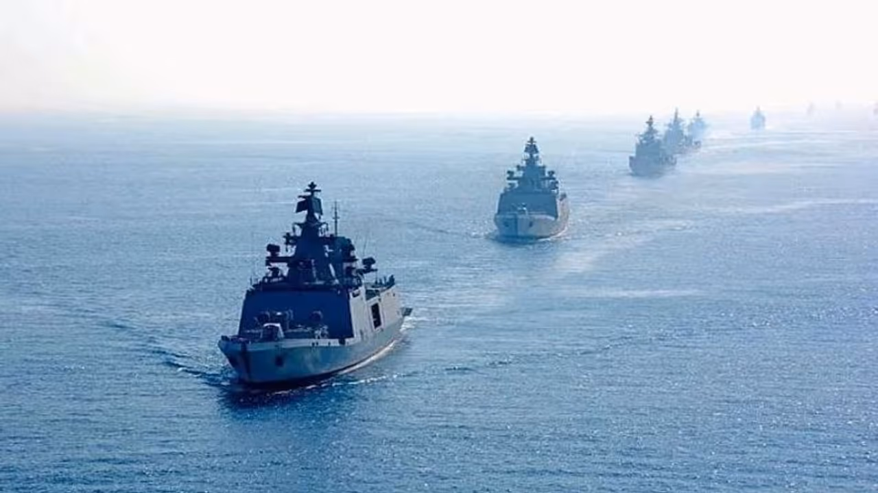 <p>Indian Navy's largest war game, involving its several assets like warships, submarines, aircraft with operational units of the Indian Army, Indian Air Force and Coast Guard, is currently underway.<br />
</p>
<p>The biennial Theatre Level Operational Readiness Exercise (TROPEX 21) commenced early January and would culminate by the third week of February.<br />
</p>
<p>"The exercise is being conducted over a vast geographical expanse in the Indian Ocean Region, including its adjunct waters and is aimed at testing combat readiness of the Navy in a complex multi dimensional scenario set in the context of the current geostrategic environment," the Indian Navy said.</p>
<p>Indian Navy's largest war game, involving its several assets like warships, submarines, aircraft with operational units of the Indian Army, Indian Air Force and Coast Guard, is currently underway.<br />
</p>
<p>The biennial Theatre Level Operational Readiness Exercise (TROPEX 21) commenced early January and would culminate by the third week of February.<br />
</p>
<p>"The exercise is being conducted over a vast geographical expanse in the Indian Ocean Region, including its adjunct waters and is aimed at testing combat readiness of the Navy in a complex multi dimensional scenario set in the context of the current geostrategic environment," the Indian Navy said.</p>