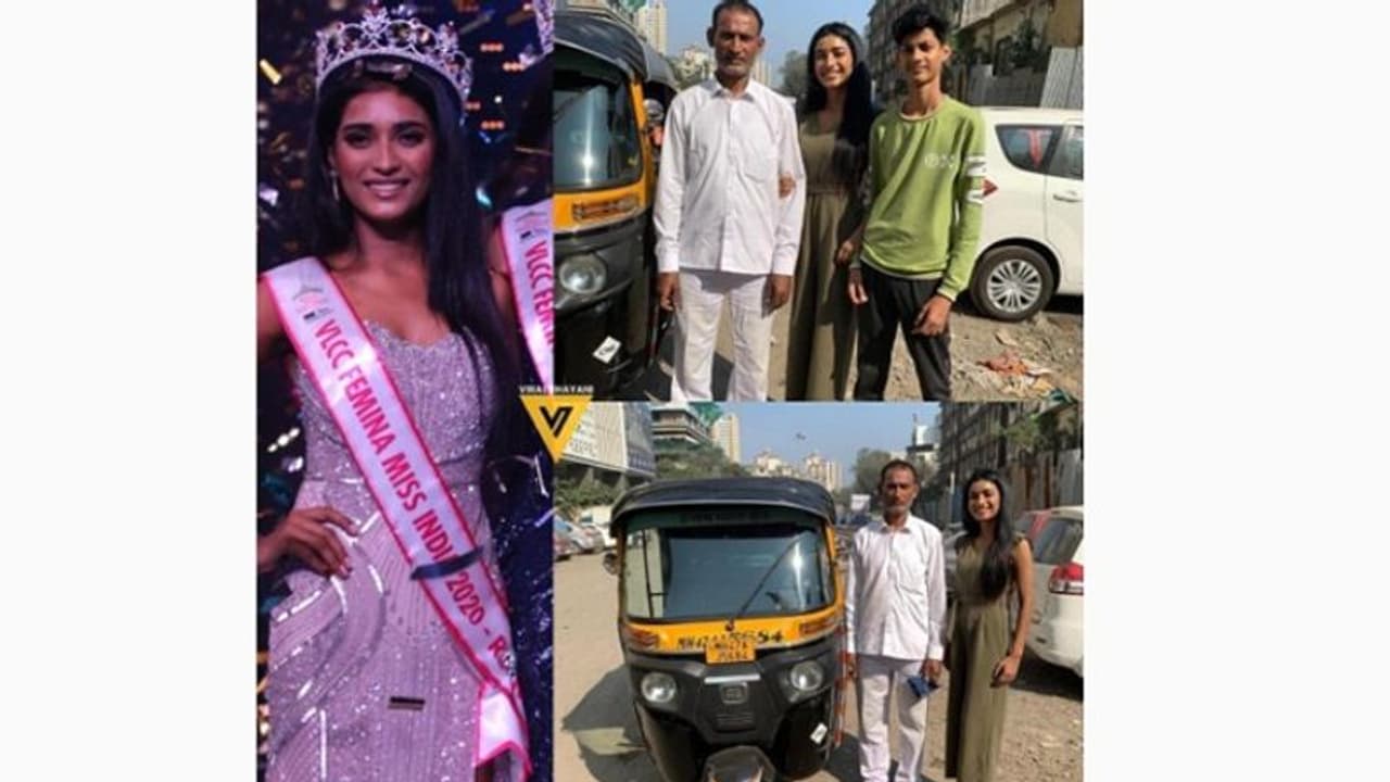 ஆட்டோ ஓட்டுனரின் மகள் மிஸ் இந்தியாவில் 2வது இடம் பெற்று சாதனை..! ஆட்டோ ஓட்டுனரின் மகள் மிஸ் இந்தியாவில் 2வது இடம் பெற்று சாதனை..!