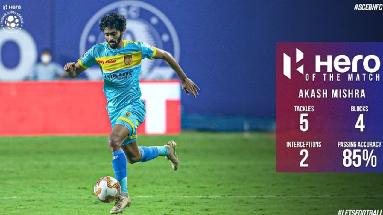 വിംഗില് അപാരവേഗം, ഹൈദരാബാദ് പ്രതിരോധത്തില് ഉറച്ച കാലുകള്; ആകാശ് ഹീറോ ഓഫ് ദ മാച്ച് വിംഗില് അപാരവേഗം, ഹൈദരാബാദ് പ്രതിരോധത്തില് ഉറച്ച കാലുകള്; ആകാശ് ഹീറോ ഓഫ് ദ മാച്ച്