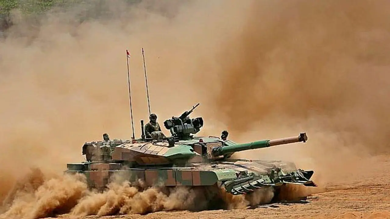 <p>Prime Minister Narendra Modi on Sunday handed over the indigenously built Arjun Main Battle Tank (MK 1A) to the Indian Army.<br />
&nbsp;</p>

<p>On the occasion, Indian Army chief Gen MM Naravane and DRDO Chairman G Sateesh Reddy were also present.&nbsp;<br />
&nbsp;</p>

<p>Designed, developed by DRDO’s Chennai based Combat Vehicles Research and Development Establishment and manufactured by Avadi based Ordnance Factory Board, the tank weighs 68 tonnes and features a 120mm main gun with 71 other upgrades.&nbsp;<br />
&nbsp;</p>

<p>As per the report, a total of 118 Arjun tanks will be inducted into the army.&nbsp;<br />
&nbsp;</p>

<p>The Ministry of Defence has approved the induction of 118 Arjun tanks worth Rs 8,400 crore.&nbsp;<br />
&nbsp;</p>

<p>These tanks would form two regiments in the Armoured Corps and add to the first batch of 124 Arjun tanks which have already been deployed on the western deserts along the Pakistan front.</p>
