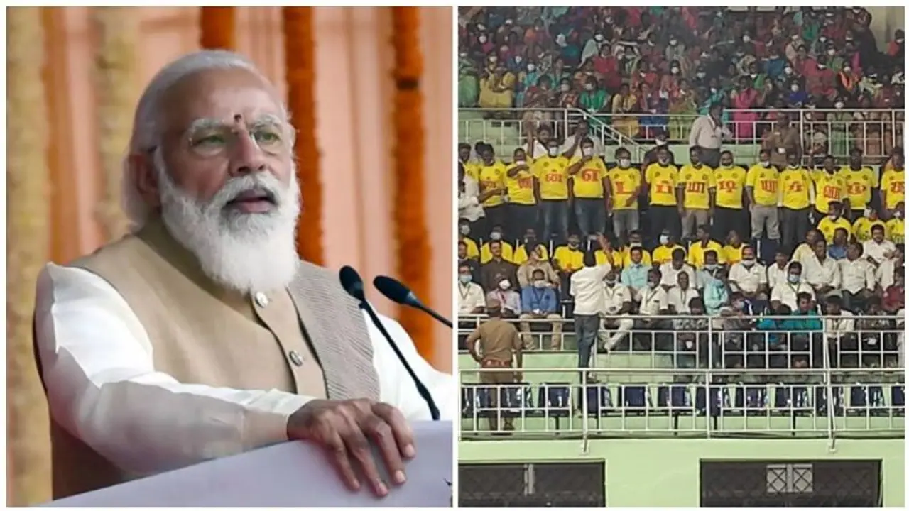 தேவேந்திர குல வேளாளர்களின் நீண்டநாள் கோரிக்கையை ஏற்ற மோடி.. மேடையில் புகழ்ந்து தள்ளினார். தேவேந்திர குல வேளாளர்களின் நீண்டநாள் கோரிக்கையை ஏற்ற மோடி.. மேடையில் புகழ்ந்து தள்ளினார்.