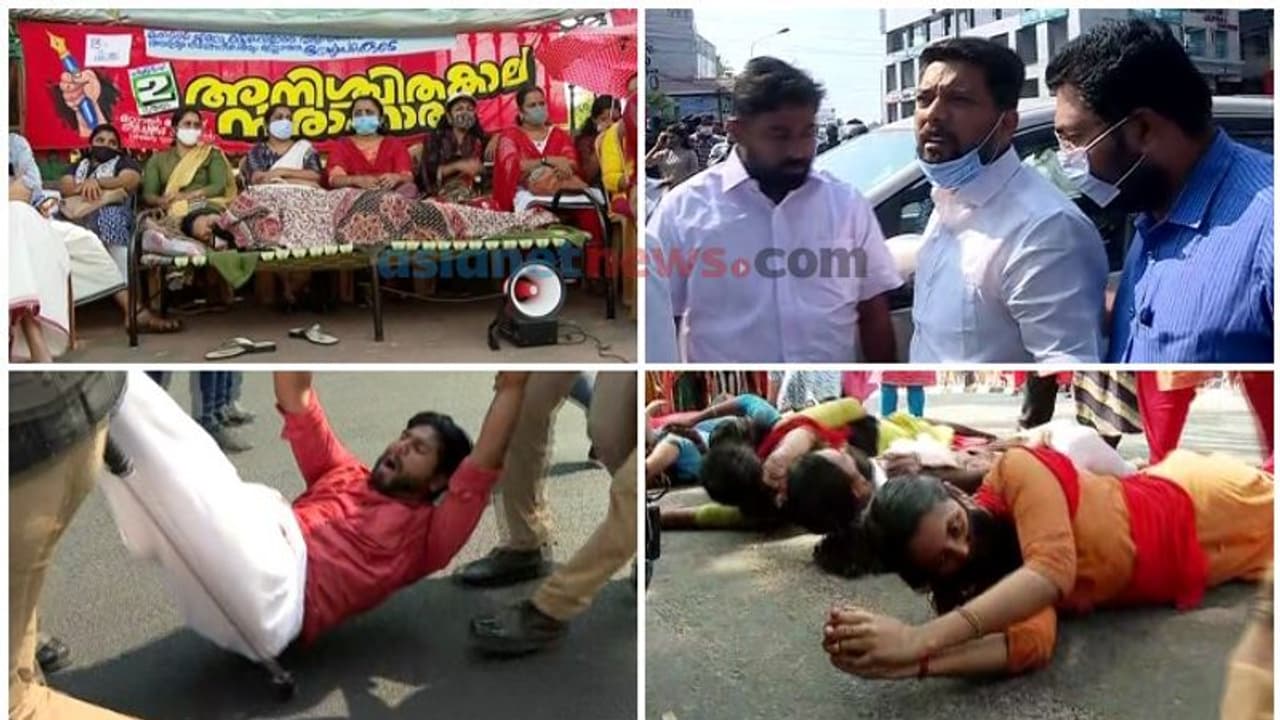 പിഎസ്സി ഉദ്യോഗാർത്ഥികളുടെ സമരം 22 ാം ദിവസത്തിലേക്ക്; പിന്തുണയുമായി പ്രതിപക്ഷം പിഎസ്സി ഉദ്യോഗാർത്ഥികളുടെ സമരം 22 ാം ദിവസത്തിലേക്ക്; പിന്തുണയുമായി പ്രതിപക്ഷം