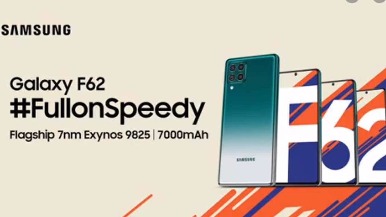 Samsung Galaxy F62 launched in India; Get ready for a 'full on speedy' ride Samsung Galaxy F62 launched in India; Get ready for a 'full on speedy' ride
