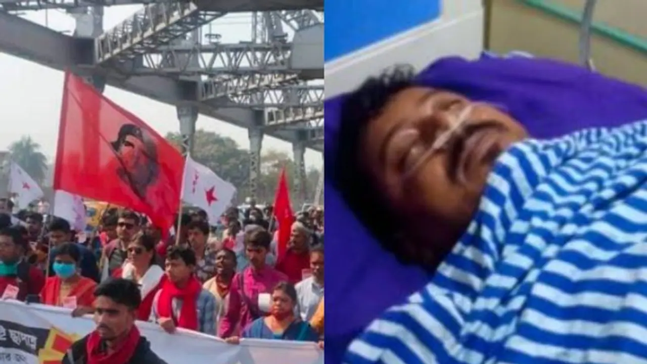 নবান্ন অভিযানে গিয়ে আহত বাম যুব নেতার মৃত্যু, রাজ্য জুড়ে আন্দোলনের ডাক বামেদের