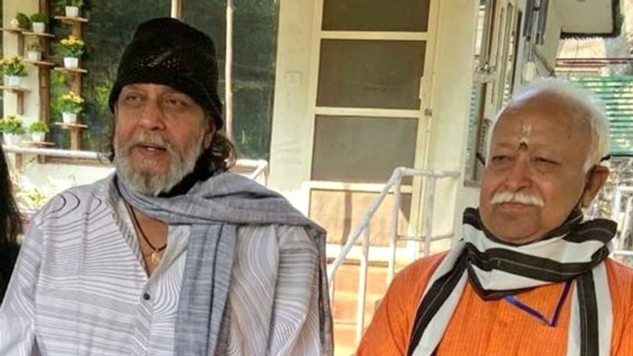 তবে কি মিঠুনও যাচ্ছেন বিজেপিতে, জল্পনা উস্কে দিল অভিনেতার বাড়িতে RSS প্রধানের সফর