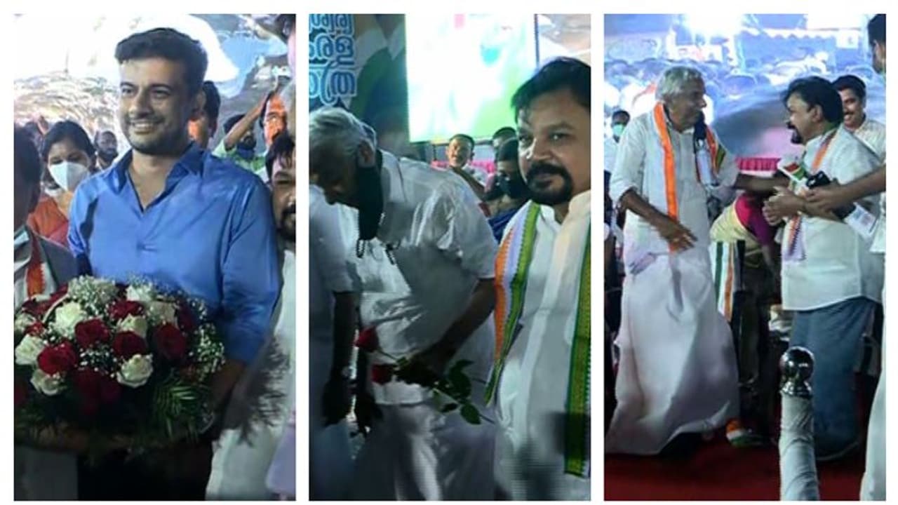 'നാടിന്റെ ആവശ്യം കോൺഗ്രസിന്റെ വിജയം', രമേഷ് പിഷാരടി കോണ്ഗ്രസിൽ, ഐശ്വര്യ കേരളയാത്രയിൽ ഇടവേളബാബുവും 'നാടിന്റെ ആവശ്യം കോൺഗ്രസിന്റെ വിജയം', രമേഷ് പിഷാരടി കോണ്ഗ്രസിൽ, ഐശ്വര്യ കേരളയാത്രയിൽ ഇടവേളബാബുവും