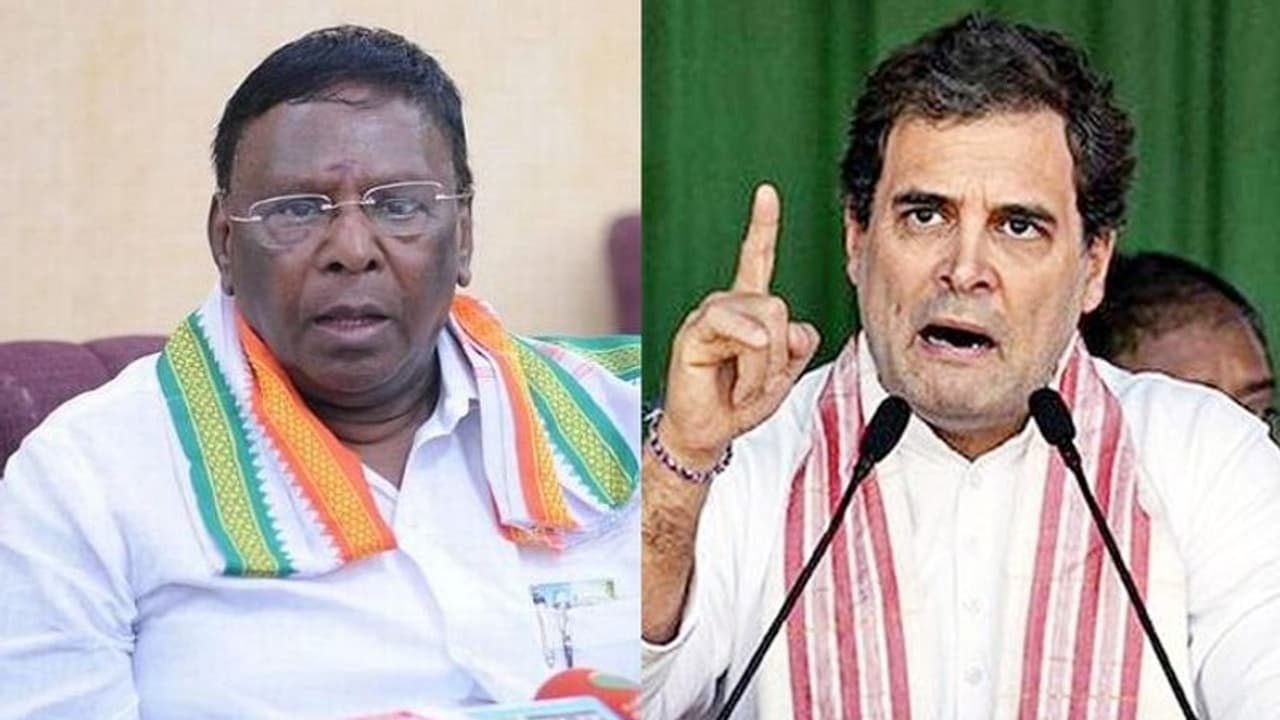 പുതുച്ചേരി: അവിശ്വാസ പ്രമേയത്തിന് പ്രതിപക്ഷം, ഭൂരിപക്ഷം തെളിയിക്കുമെന്ന് മുഖ്യമന്ത്രി; രാഹുൽ ഗാന്ധി ഇന്നെത്തും പുതുച്ചേരി: അവിശ്വാസ പ്രമേയത്തിന് പ്രതിപക്ഷം, ഭൂരിപക്ഷം തെളിയിക്കുമെന്ന് മുഖ്യമന്ത്രി; രാഹുൽ ഗാന്ധി ഇന്നെത്തും