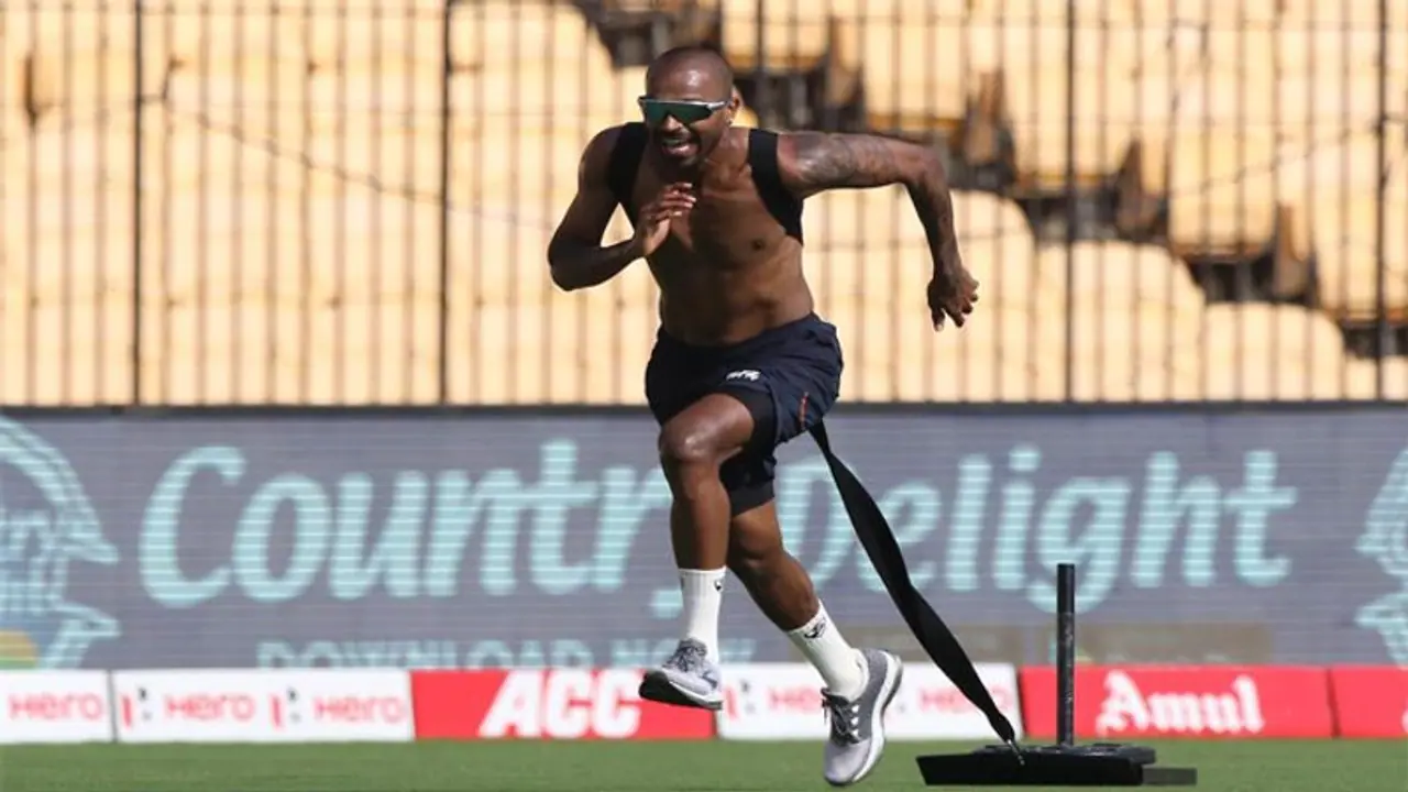India vs England 2020 21: Here's how Hardik Pandya is training for T20Is (Watch video) India vs England 2020 21: Here's how Hardik Pandya is training for T20Is (Watch video)