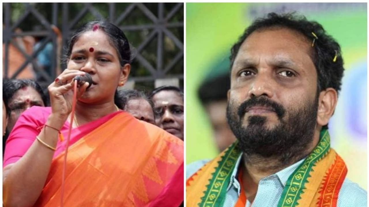 പാർട്ടി പ്രസിഡന്‍റും മുതിർന്ന വനിത നേതാവും തുറന്ന പോരിൽ, പരസ്യമായി ഏറ്റുമുട്ടൽ; ബിജെപിക്ക് തീരാ തലവേദന