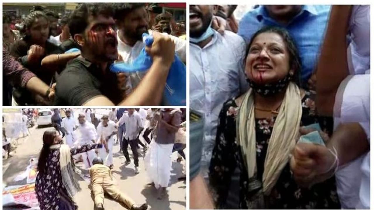 തലസ്ഥാനം യുദ്ധക്കളം, കെഎസ്യു മാർച്ചിൽ വൻസംഘർഷം, പൊലീസും പ്രവർത്തകരും ഏറ്റുമുട്ടി, ലാത്തിച്ചാർജ് തലസ്ഥാനം യുദ്ധക്കളം, കെഎസ്യു മാർച്ചിൽ വൻസംഘർഷം, പൊലീസും പ്രവർത്തകരും ഏറ്റുമുട്ടി, ലാത്തിച്ചാർജ്