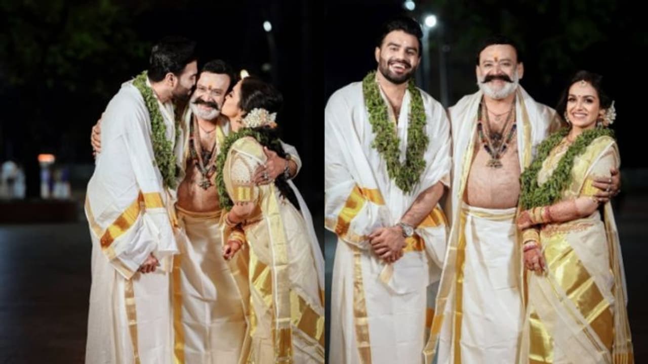 നടൻ സന്തോഷ് കെ നായരുടെ മകൾ വിവാഹിതയായി