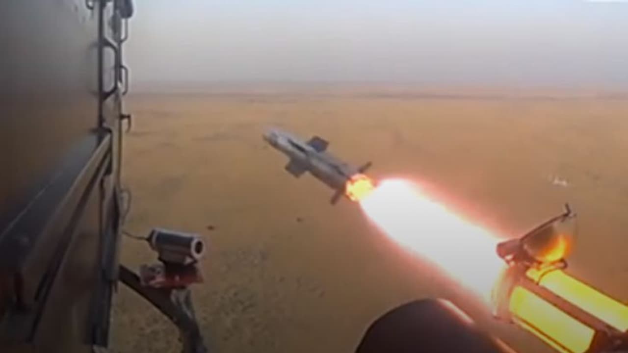 ആന്‍റി ടാങ്ക് മിസൈല്‍ ഹെലീന ഇന്ത്യ വിജയകരമായി പരീക്ഷിച്ചു