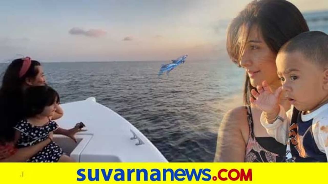 'Ohoooo' ಮಾಲ್ಡೀವ್ಸ್‌ನಲ್ಲಿ ಡಾಲ್ಫಿನ್‌ಗಳನ್ನು ನೋಡಿ ಎಗ್ಸೈಟ್ ಆದ ರಾಧಿಕಾ ಪಂಡಿತ್, ಐರಾ!
