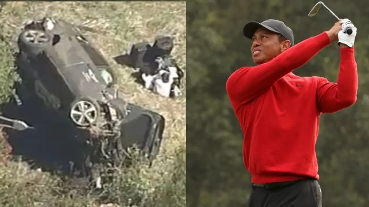 గోల్ఫ్ సూపర్ స్టార్ టైగర్ వుడ్స్ కారు బోల్తా... రెండు కాళ్లకు శస్త్రచికిత్స... గోల్ఫ్ సూపర్ స్టార్ టైగర్ వుడ్స్ కారు బోల్తా... రెండు కాళ్లకు శస్త్రచికిత్స...