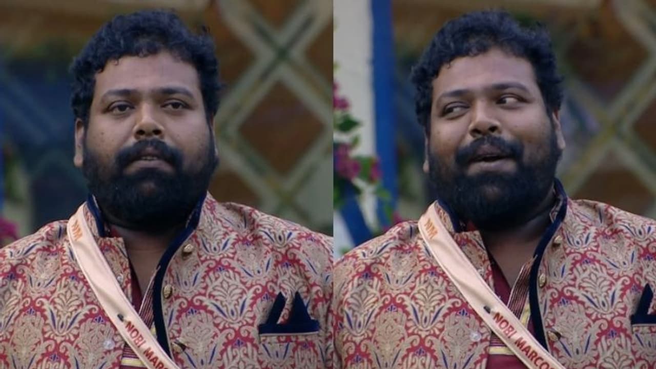 പോയിന്റ് വേണമെങ്കില് ചിരിക്കാതിരിക്കണം! പരമാവധി ശ്രമിച്ച് നോബി പോയിന്റ് വേണമെങ്കില് ചിരിക്കാതിരിക്കണം! പരമാവധി ശ്രമിച്ച് നോബി