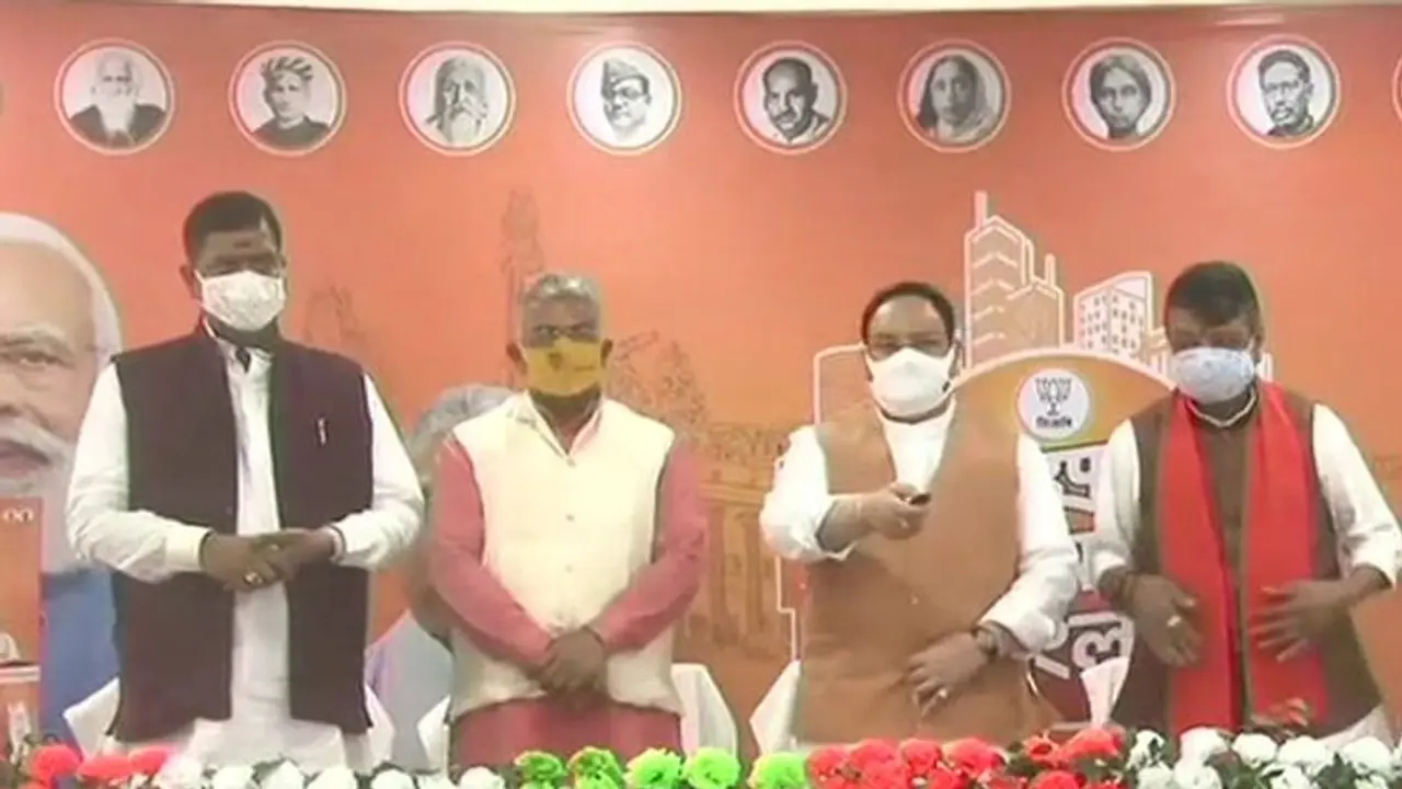 West Bengal: सोनार बांग्ला मिशन शुरू, JP Nadda ने कहा 2 करोड़ लोगों के सुझाव लेकर बनाएंगे मेनिफेस्टो West Bengal: सोनार बांग्ला मिशन शुरू, JP Nadda ने कहा 2 करोड़ लोगों के सुझाव लेकर बनाएंगे मेनिफेस्टो