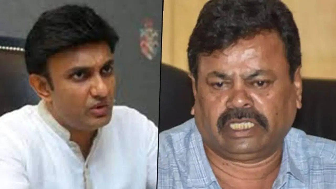 Disgruntlement in BJP: Has Sudhakar come down from 'devlok', asks CM political secretary MP Renukacharya Disgruntlement in BJP: Has Sudhakar come down from 'devlok', asks CM political secretary MP Renukacharya