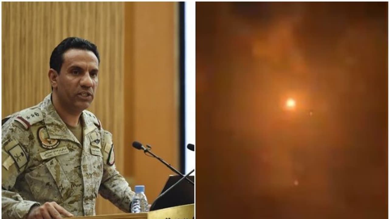 റിയാദിലേക്ക് ഹൂതികളുടെ മിസൈല് ആക്രമണം; അറബ് സഖ്യസേന പ്രതിരോധിച്ചു റിയാദിലേക്ക് ഹൂതികളുടെ മിസൈല് ആക്രമണം; അറബ് സഖ്യസേന പ്രതിരോധിച്ചു