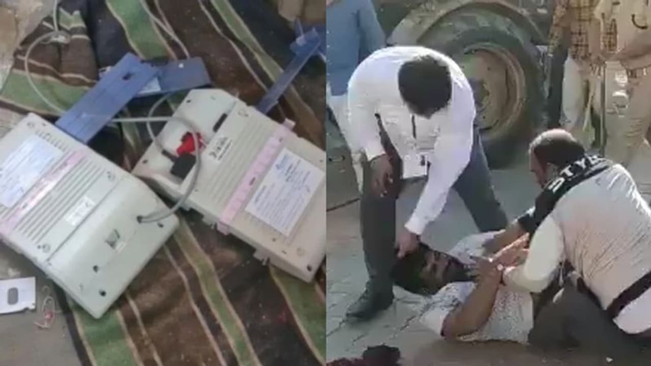 गुजरात निकाय चुनाव में हिंसा :दाहोद में बूथ कैप्चरिंग, EVM भी तोड़ी; सोमवार को फिर होगा मतदान गुजरात निकाय चुनाव में हिंसा :दाहोद में बूथ कैप्चरिंग, EVM भी तोड़ी; सोमवार को फिर होगा मतदान