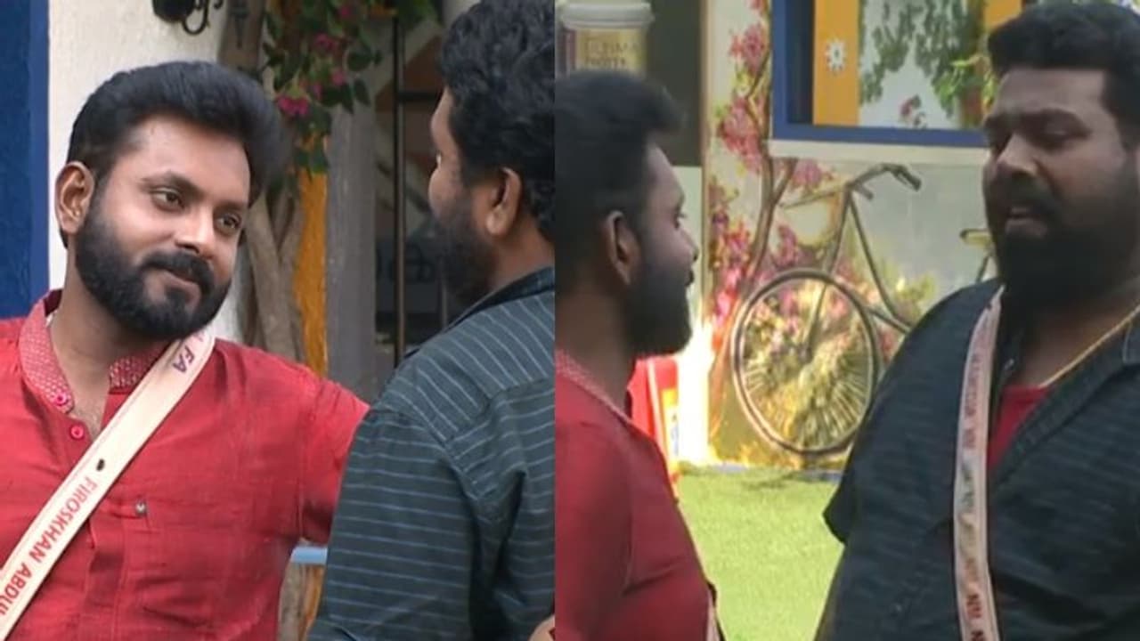 ‘ഈ ഷോയുടെ പുറത്ത് നിനക്ക് നല്ല പേരാണ്‘; നോബിയെ നോക്കി ഫിറോസ് ‘ഈ ഷോയുടെ പുറത്ത് നിനക്ക് നല്ല പേരാണ്‘; നോബിയെ നോക്കി ഫിറോസ്