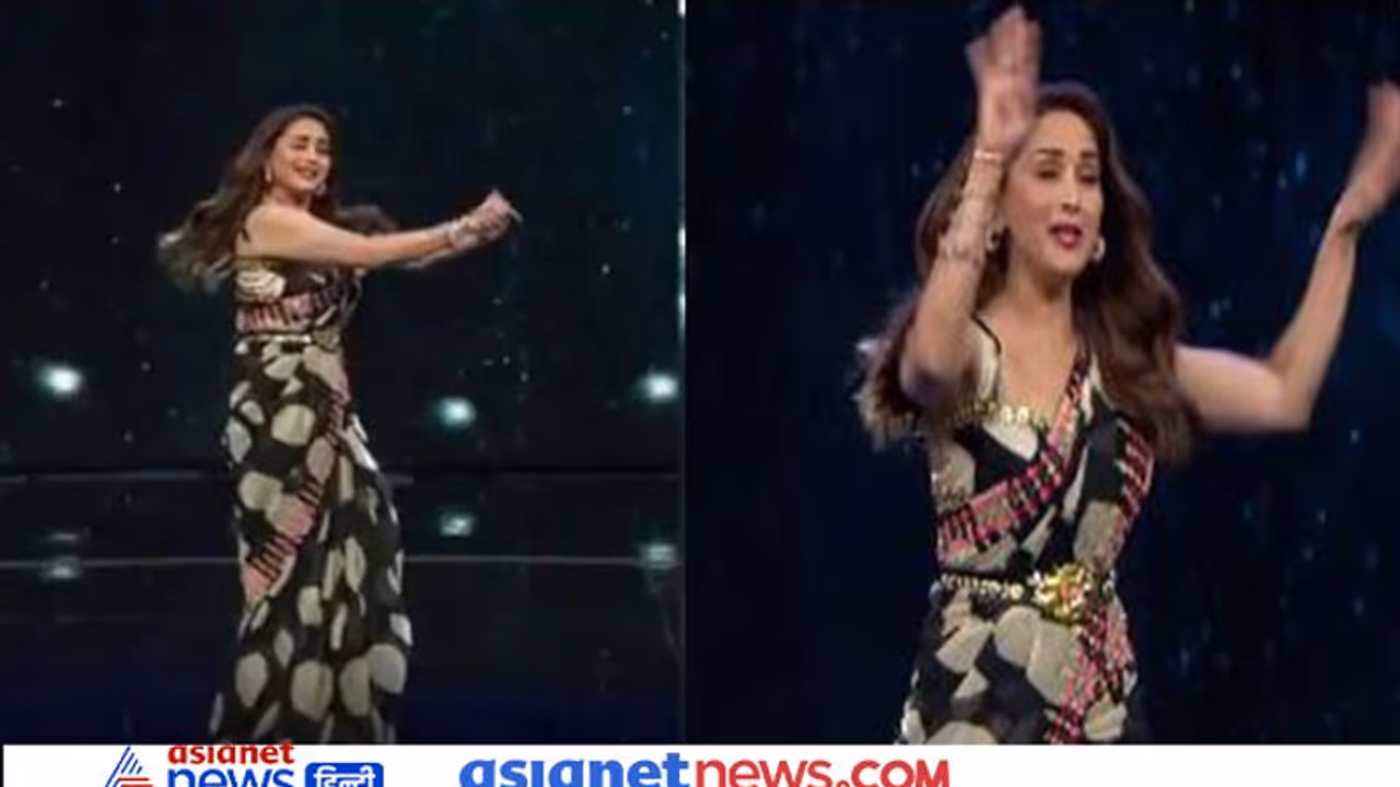 श्रीदेवी के गाने पर डांस करने से खुद को नहीं रोक पाईं माधुरी दीक्षित, इस शो के सैट से वायरल हुआ Video
