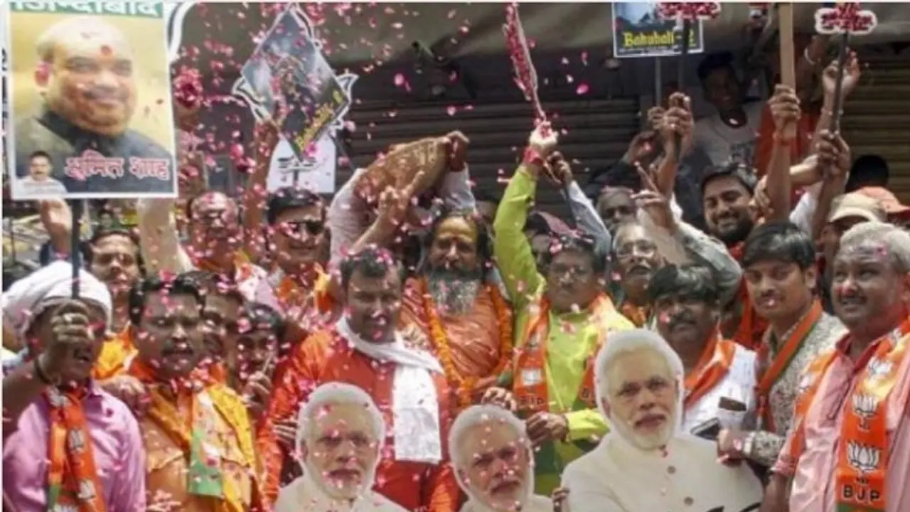 गुजरात निकाय चुनाव में बीजेपी की रिकार्ड तोड़ जीत आप ने की एंट्री, कांग्रेस को झटका गुजरात निकाय चुनाव में बीजेपी की रिकार्ड तोड़ जीत आप ने की एंट्री, कांग्रेस को झटका